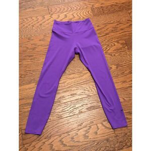 NIKE WOMEN'S 7/8 YOGA ROYAL PURPLE LEGGINGS US Sz SMALL